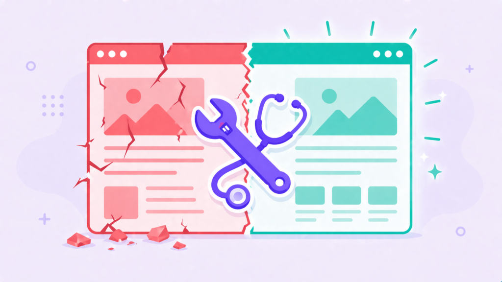 Domain-Sanierung Wann sich die Rettung einer Website lohnt – und wann nicht